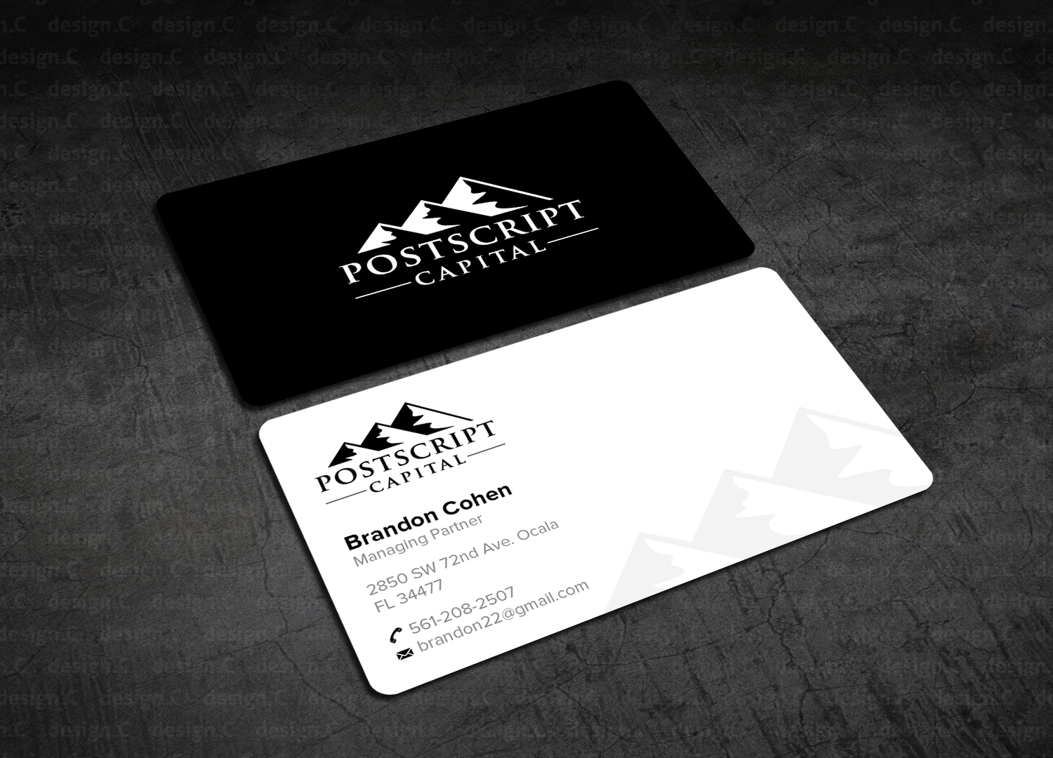 Business Card Design by design_C. for this project | Design #14626346
