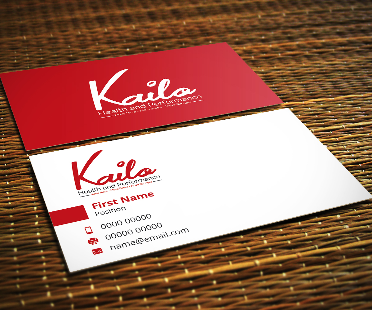 Logo-Design von Saumin Bhavsar für Kailo Health and Performance | Design #14655787