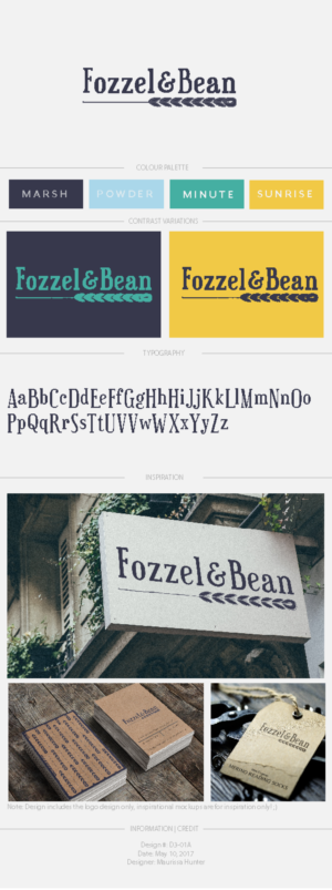 Logo Design by Maurissahunter for Fozzel & Bean | Design: #14739486