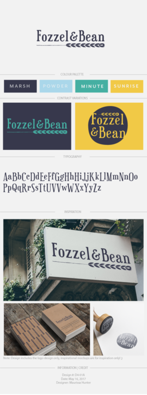 Logo-Design von Maurissahunter für Fozzel & Bean | Design #14798848