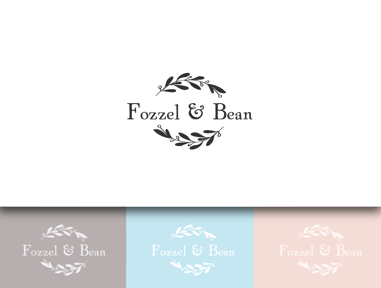 Logo Design by wonderland for Fozzel & Bean | Design #14627649
