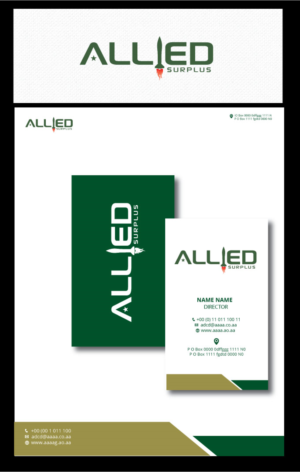 Logo Design by zebronicgraphic for Allied Surplus | Design: #14736673