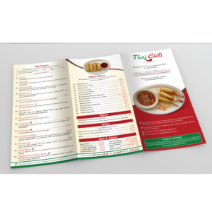 Menu Design by debdesign for Thai Chili, LLC | Design: #14735208