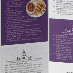 Menu Design by mrmrnjr for Thai Chili, LLC | Design: #14643872