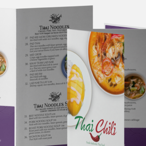 Menu Design by mrmrnjr for Thai Chili, LLC | Design: #14643873