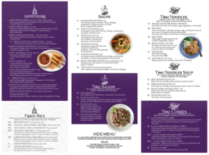 Menu Design by mrmrnjr for Thai Chili, LLC | Design: #14643874