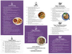 Menu Design by mrmrnjr for Thai Chili, LLC | Design: #14742672