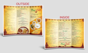 Menü-Design von Lesaba Design für Thai Chili, LLC | Design: #14700707