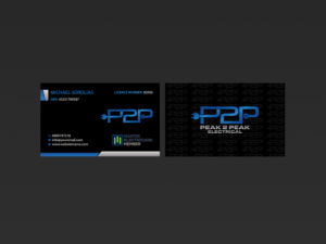 Letterhead Design by Creations Box 2015 for Peak 2 Peak Electrical  | Design: #14623675
