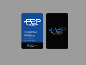 Letterhead Design by Creations Box 2015 for Peak 2 Peak Electrical  | Design: #14623680