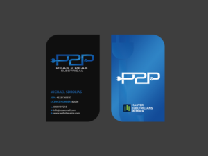 Letterhead Design by Creations Box 2015 for Peak 2 Peak Electrical  | Design: #14623689
