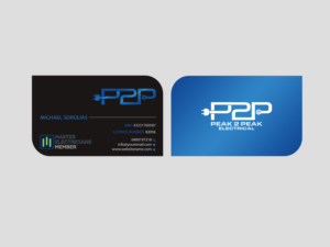 Letterhead Design by Creations Box 2015 for Peak 2 Peak Electrical  | Design: #14623691