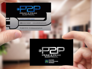 Letterhead Design by Creations Box 2015 for Peak 2 Peak Electrical  | Design: #14650637