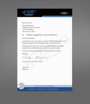 Letterhead Design by Creations Box 2015 for Peak 2 Peak Electrical  | Design: #14653587