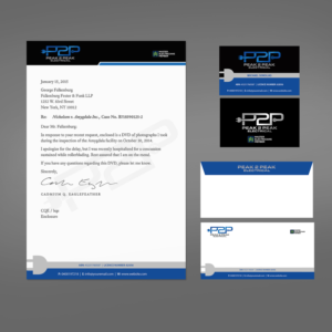 Letterhead Design by Creations Box 2015 for Peak 2 Peak Electrical  | Design: #14720076