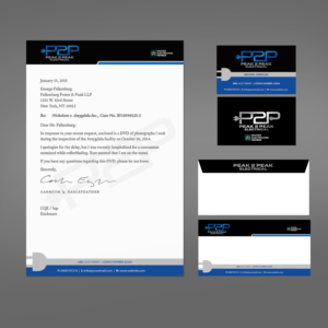Letterhead Design by Creations Box 2015 for Peak 2 Peak Electrical  | Design: #14720077