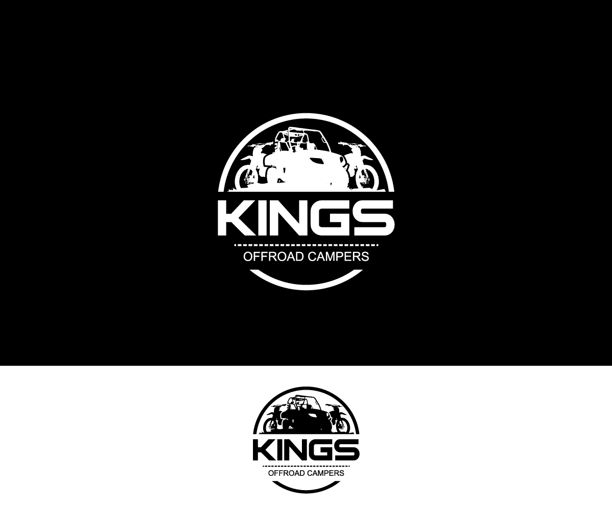Logo Design by arcoalex for Kings Offroad Campers | Design #14638858
