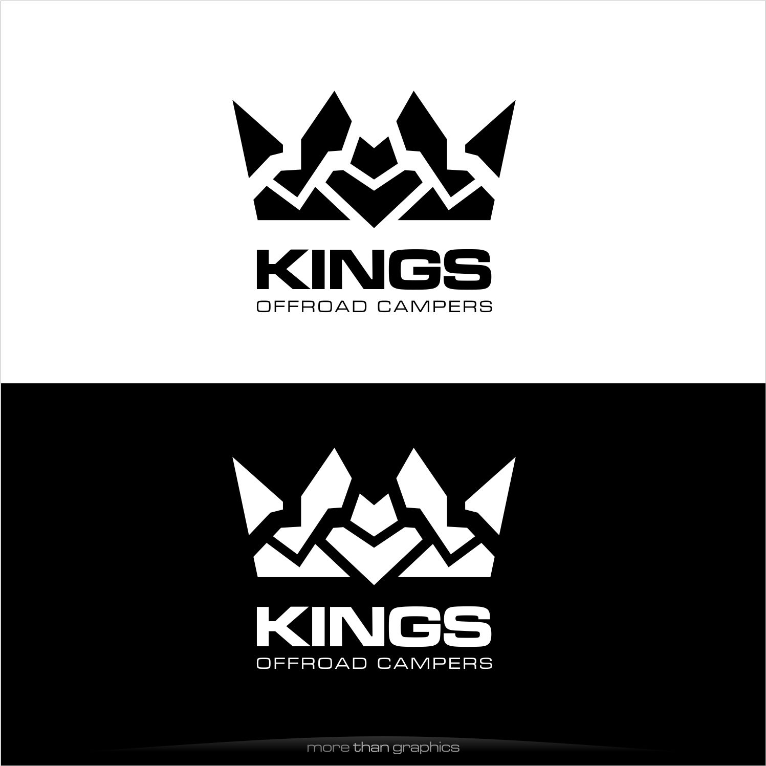 Logo-Design von vladst2004 für Kings Offroad Campers | Design #14639401