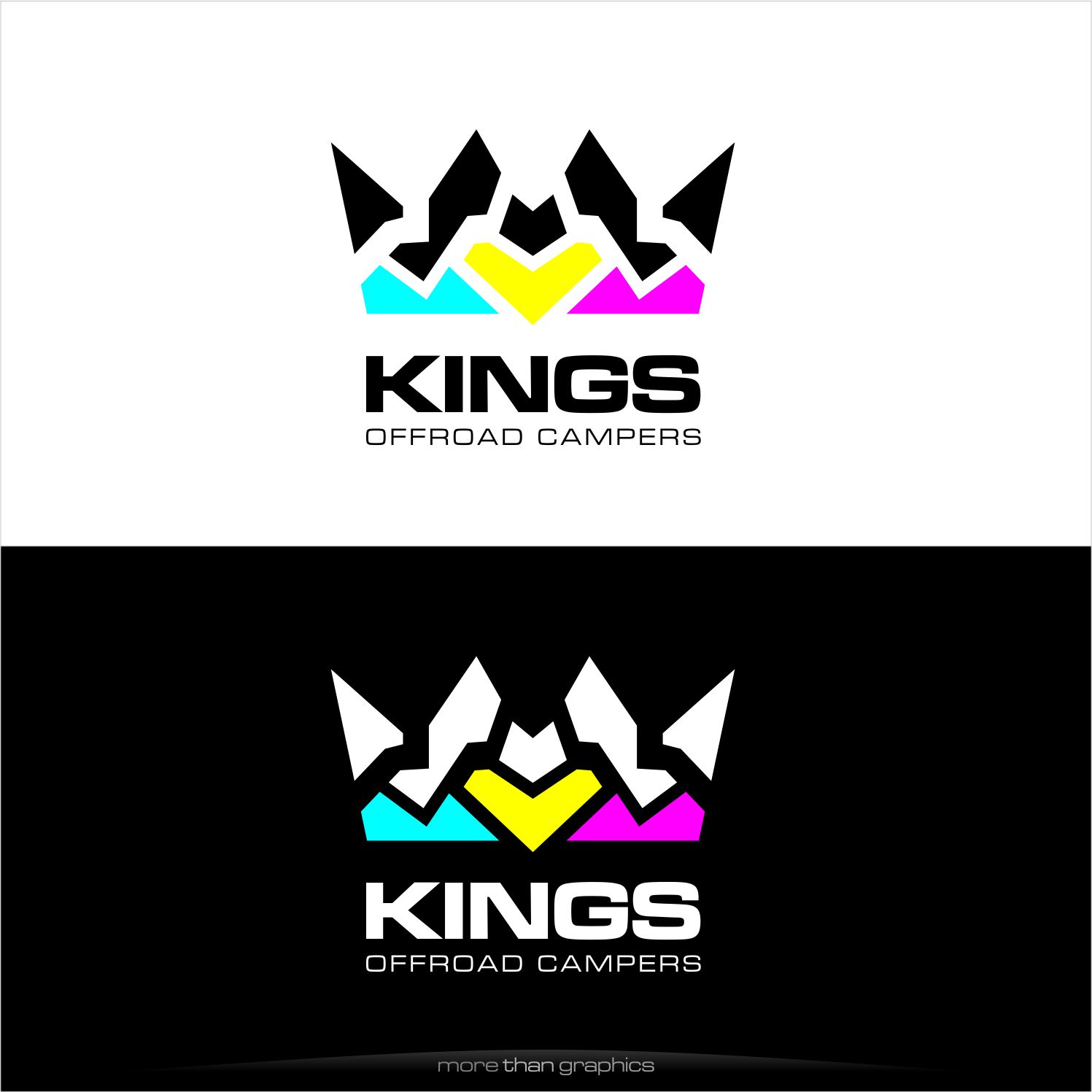 Logo Design by vladst2004 for Kings Offroad Campers | Design #14639403