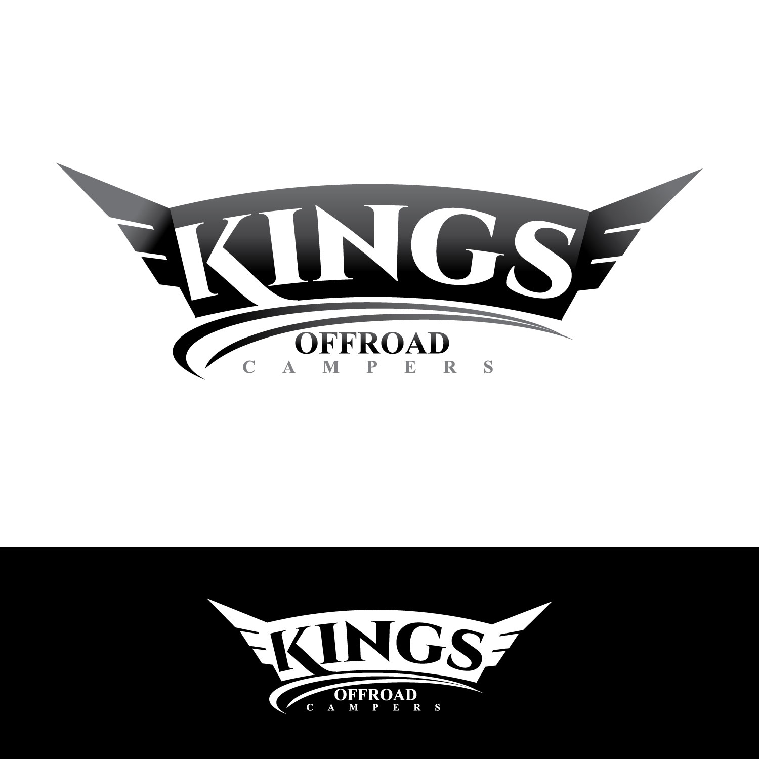 Logo Design by concepts for Kings Offroad Campers | Design #14654236