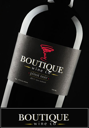 wine label design