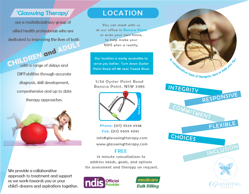 Brochure Design by CraftedByStephanie for Speak Volumes Speech Pathology | Design #14639987