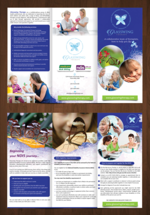 Design de Brochure par nyky pour Speak Volumes Speech Pathology | Design #14660841