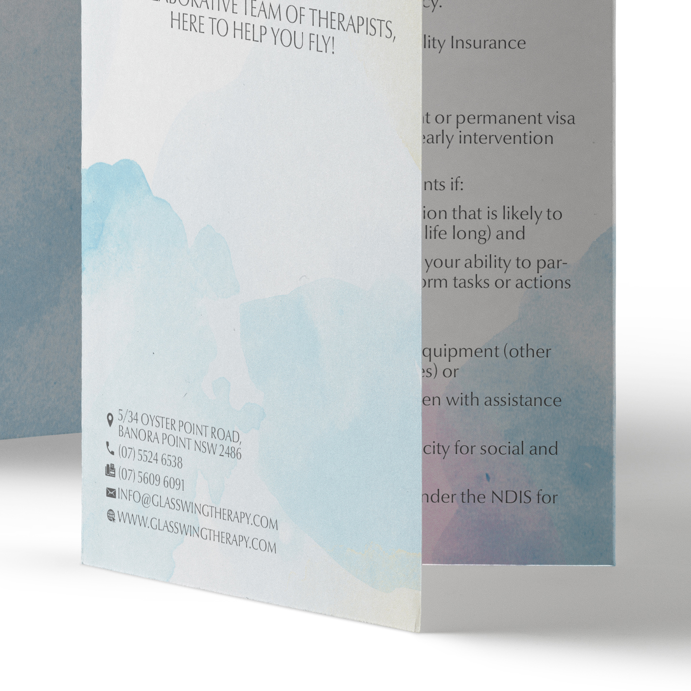 Brochure Design by mrmrnjr for Speak Volumes Speech Pathology | Design #14651747