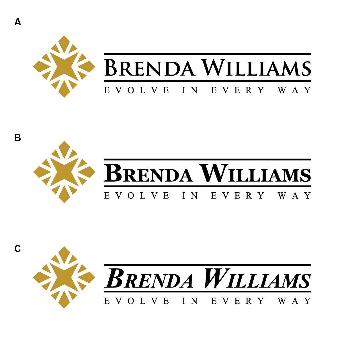 Logo Design by Black Arrow for Brenda Williams Academy | Design #14650695