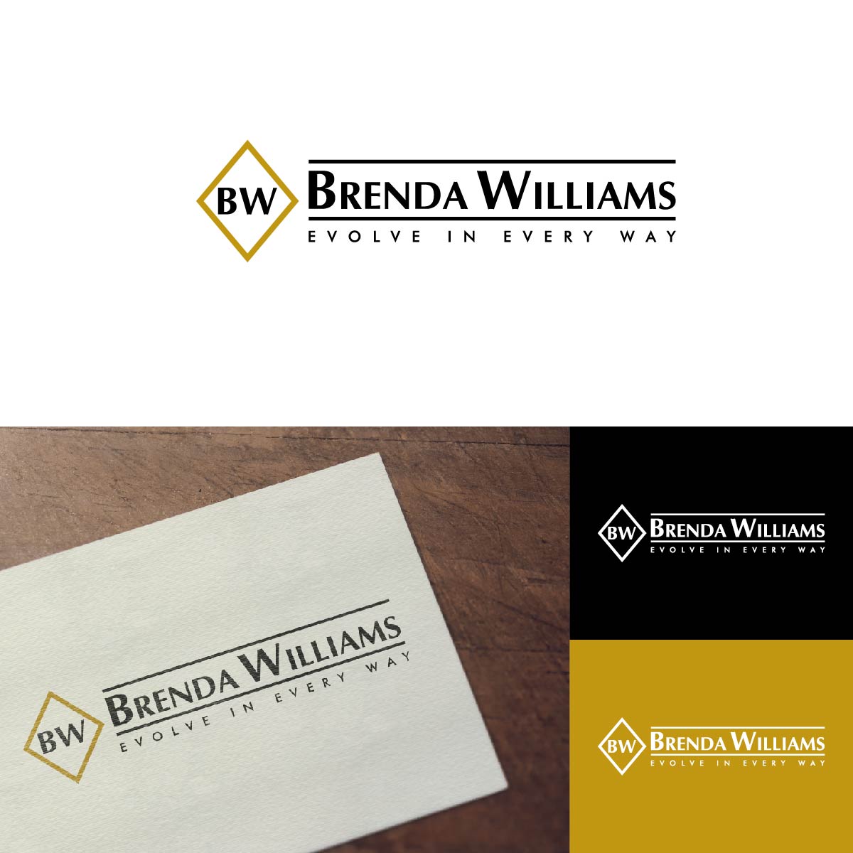 Logo Design by Black Arrow for Brenda Williams Academy | Design #14736682