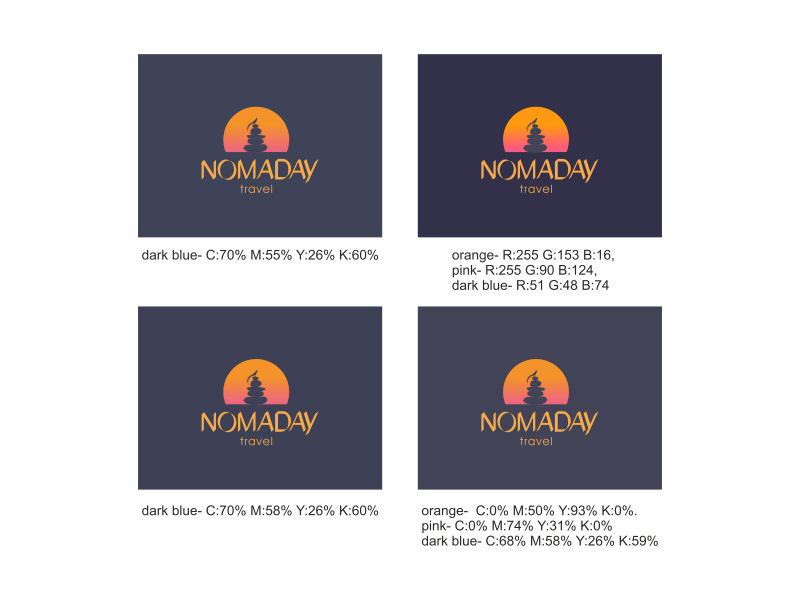 Logo Design by Ample Designs for NOMADAY travel | Design #2631059