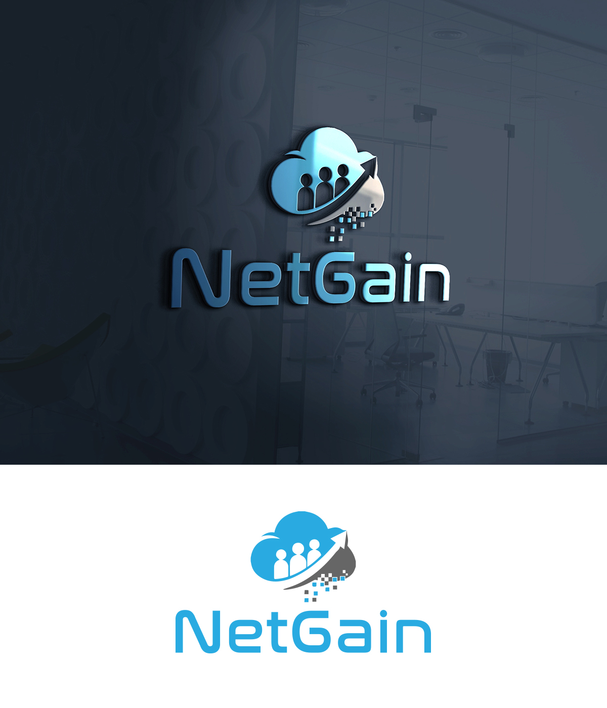 Logo Design by supercreative for Net Vision Consultants, Inc. | Design #14631255