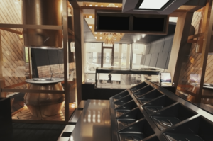 fast food restaurant use tandoori for cook chicken and beef barbecue   | 3D Design by ariya