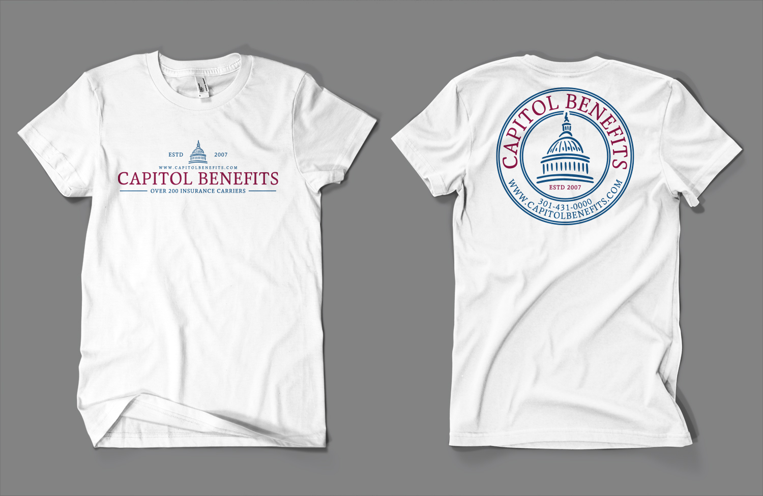 T-shirt Design by Barney Stinson for Capitol Benefits, LLC | Design #14683710