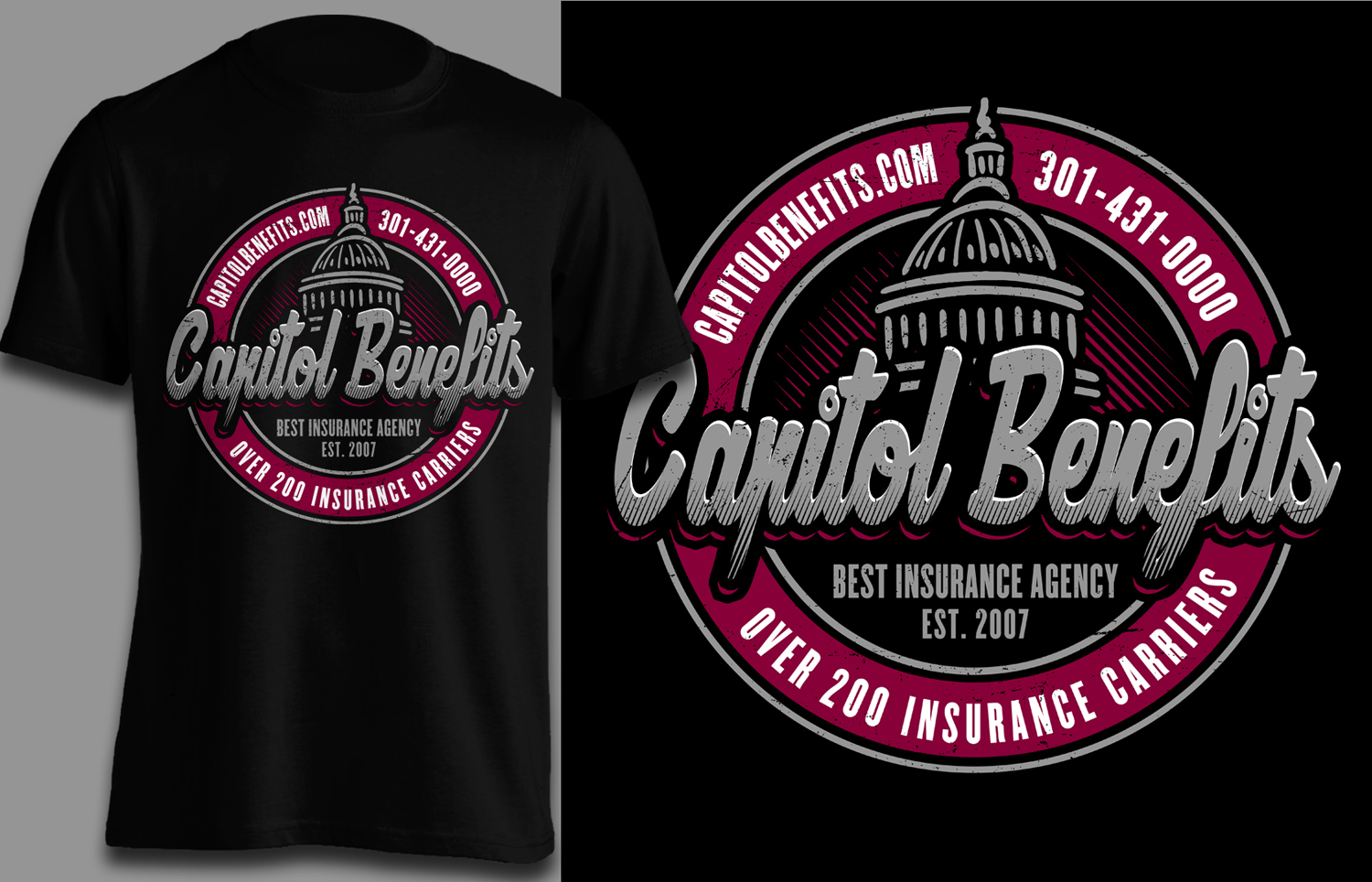Diseño de Camiseta por erwin87 para Capitol Benefits, LLC | Diseño #14720596