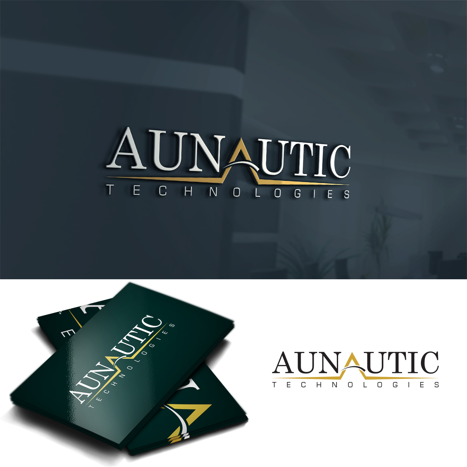 Logo Design by IMD-HUB for Aunautic Technologies | Design #14721473