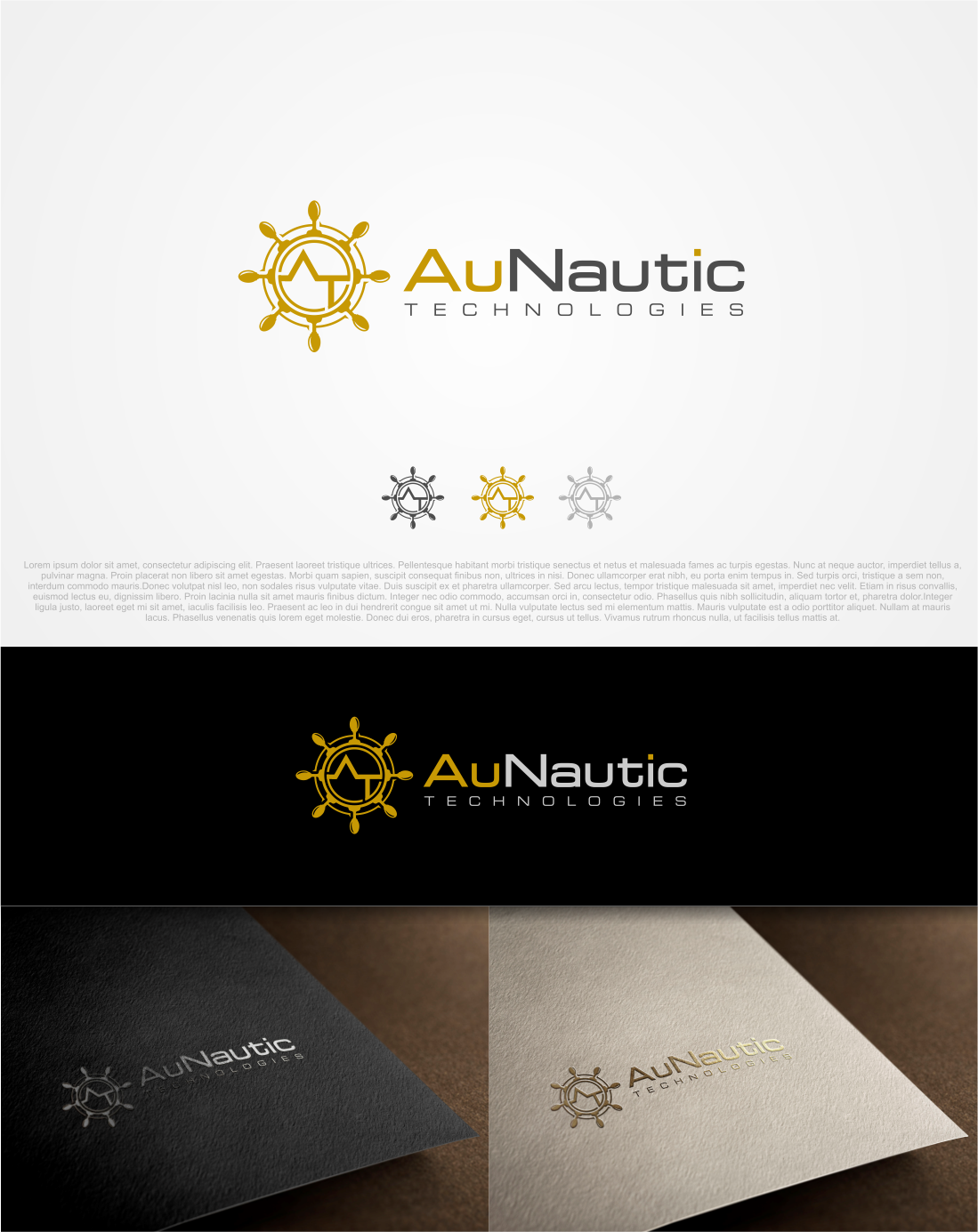 Design de Logo par artswolf pour Aunautic Technologies | Design #14702035