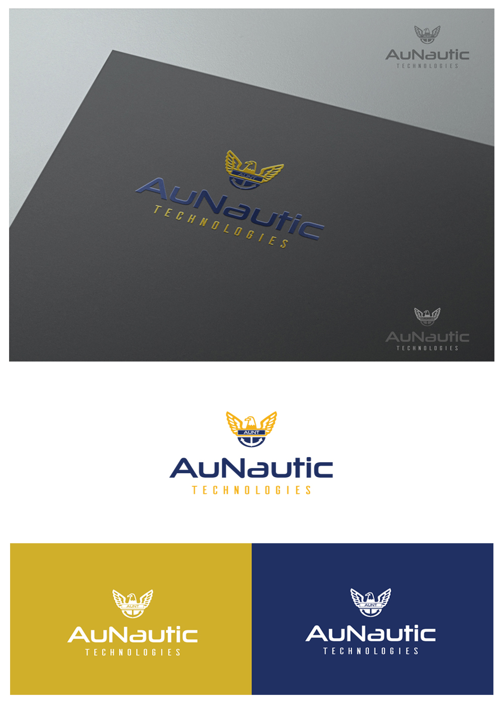 Logo Design by goranvisnjic82 for Aunautic Technologies | Design #14623244