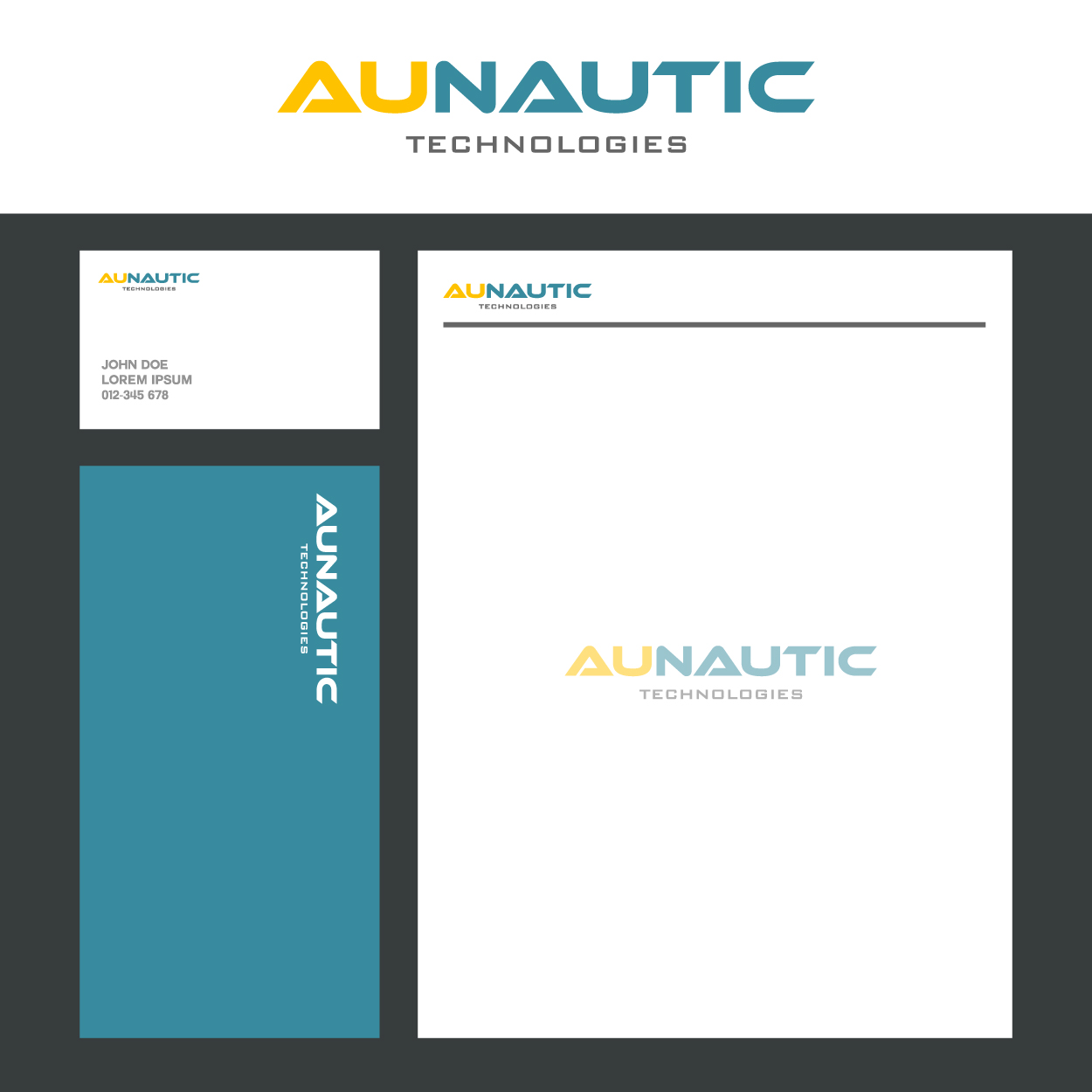Logo Design by reziart for Aunautic Technologies | Design #14624120
