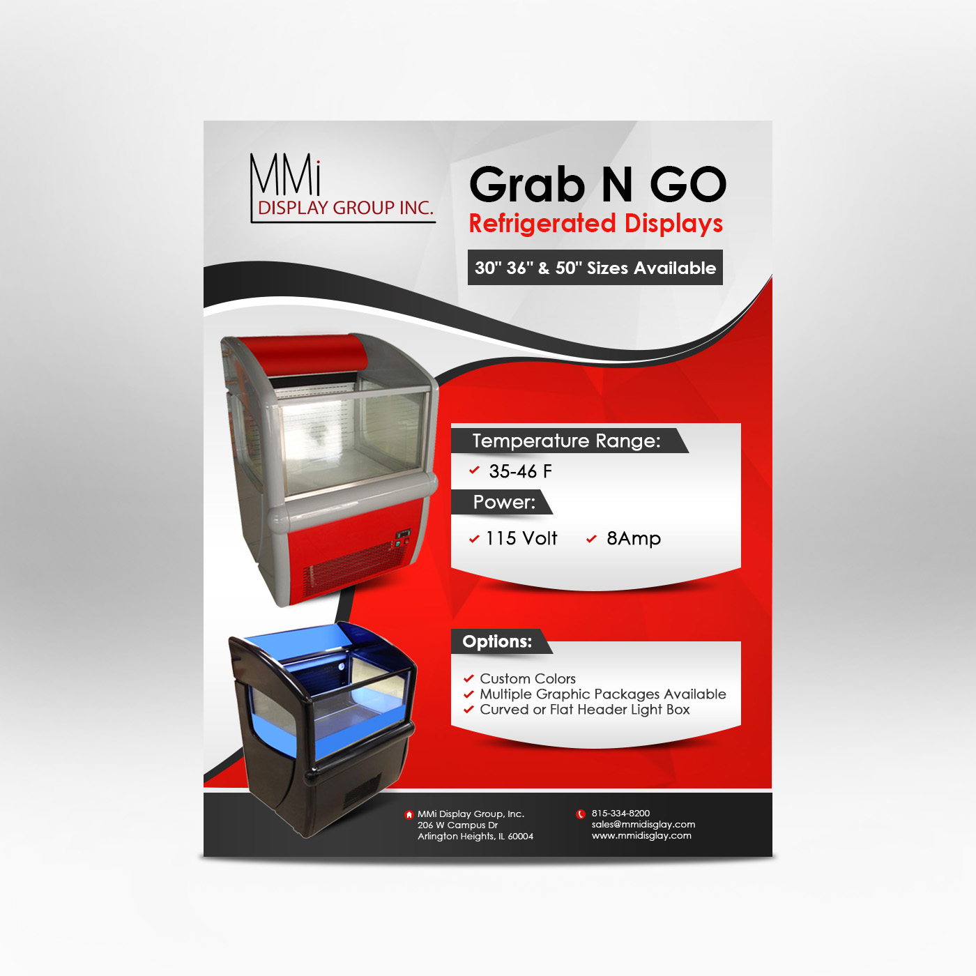 Flyer Design by creative.bugs for MMI DISPLAY GROUP, INC. | Design #14680858