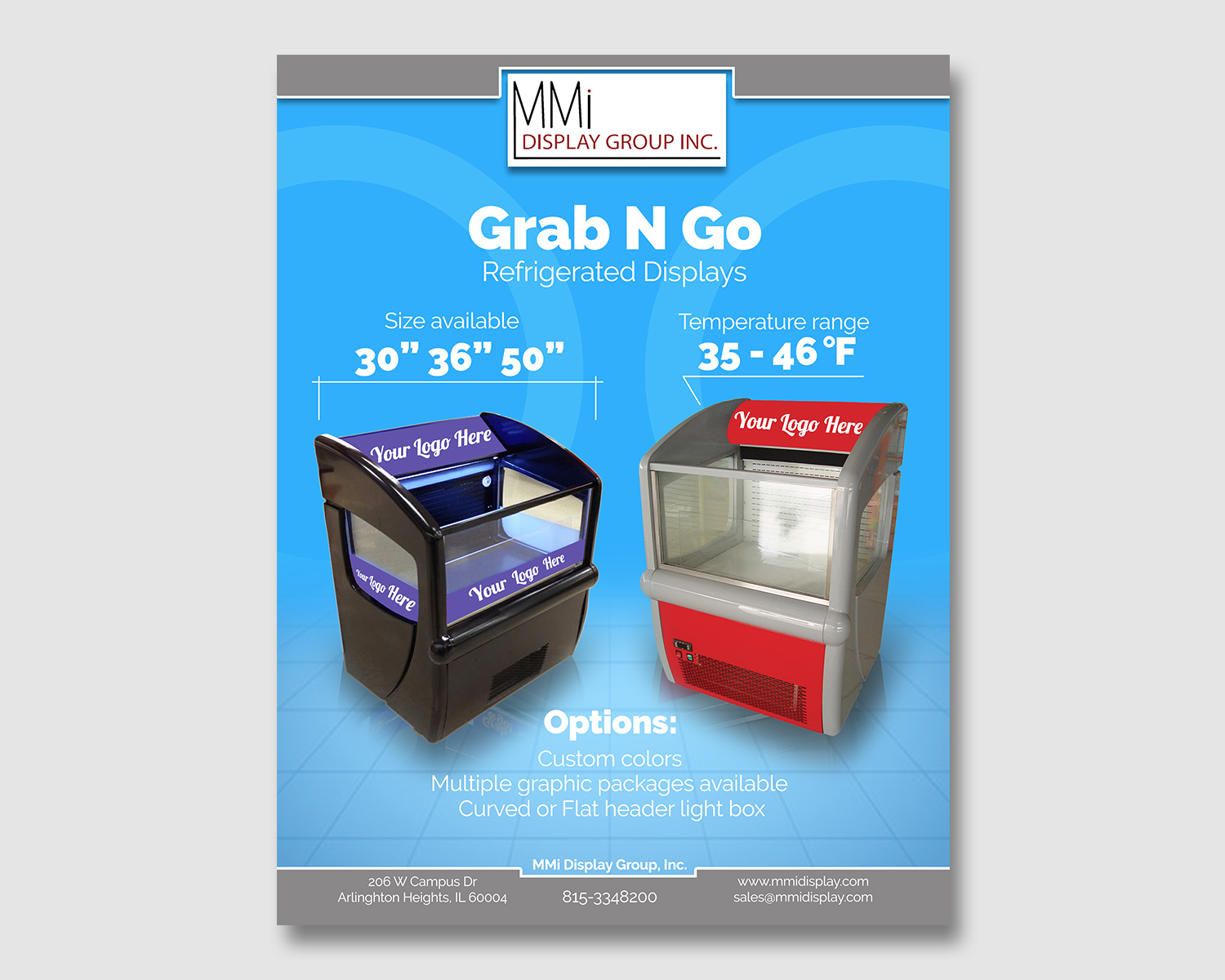Flyer Design by Lesaba Design for MMI DISPLAY GROUP, INC. | Design #14683516