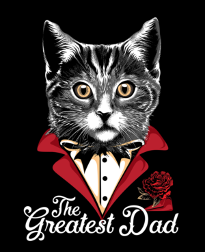 1)Father's Day T shirt design. 2)Dog cat designs | Diseño de Camiseta por Kiki Hermawan