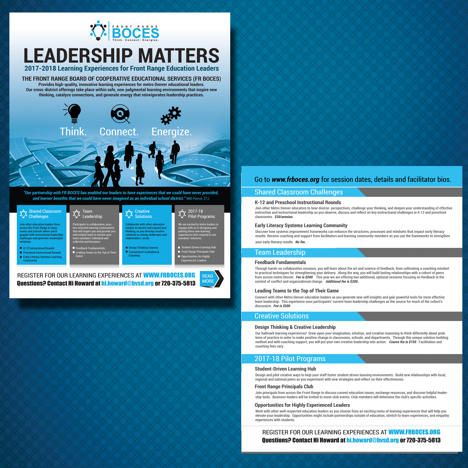 Flyer Design by uk for Front Range BOCES | Design #14632294