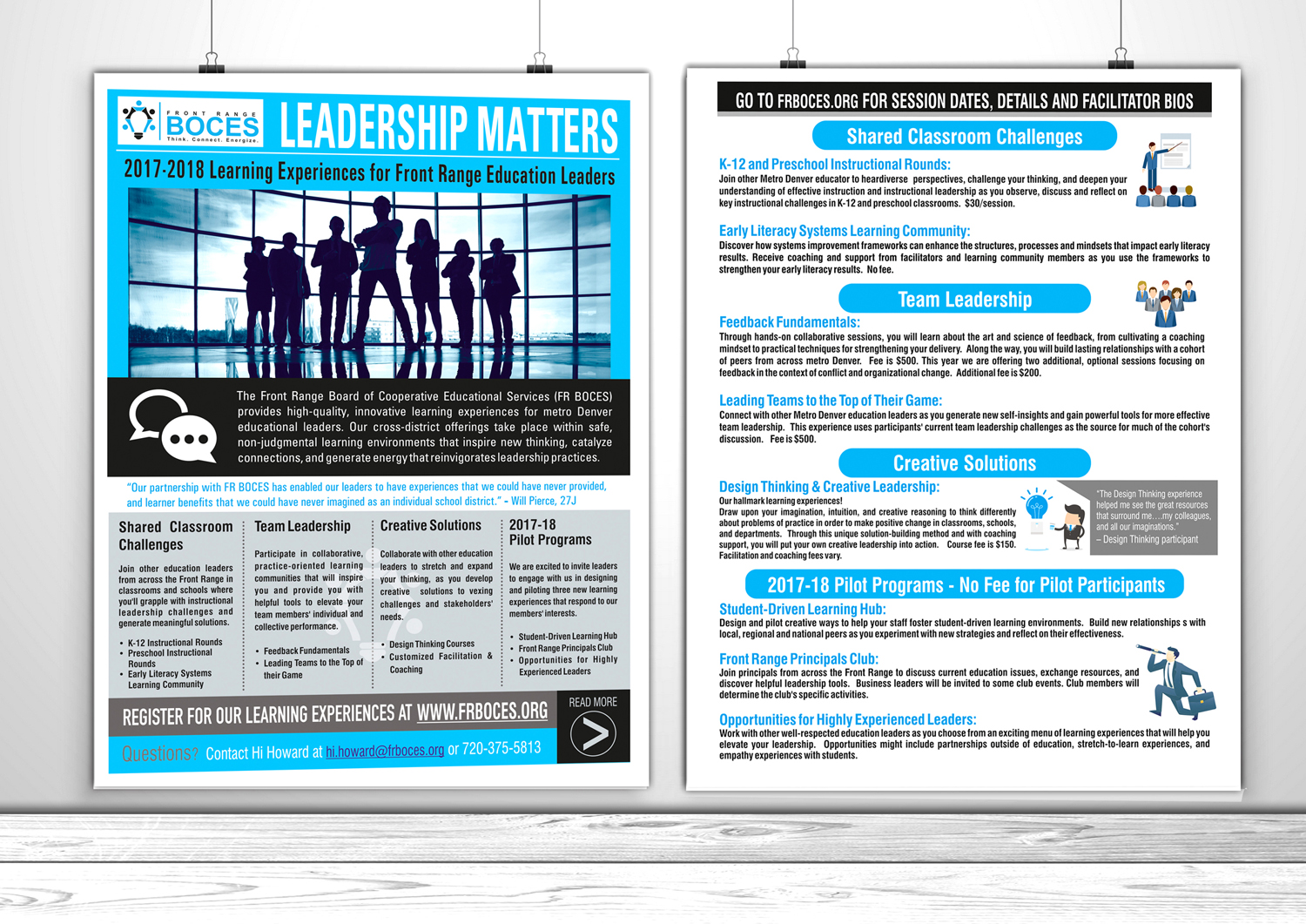 Flyer Design by Shiny Design for Front Range BOCES | Design #14632655
