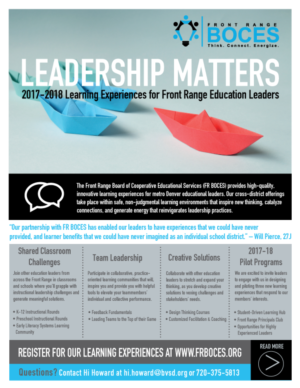 Flyer Design by Blumenfeld for Front Range BOCES | Design: #14631011