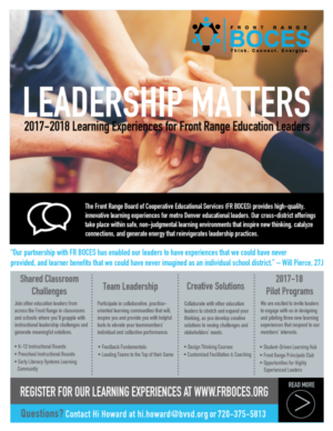 Flyer Design by Blumenfeld for Front Range BOCES | Design: #14631089