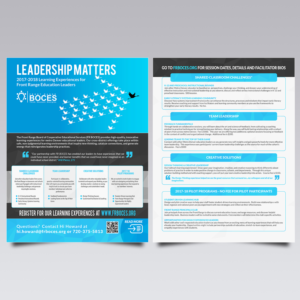Flyer Design by VEGA-Designs for Front Range BOCES | Design: #14636301