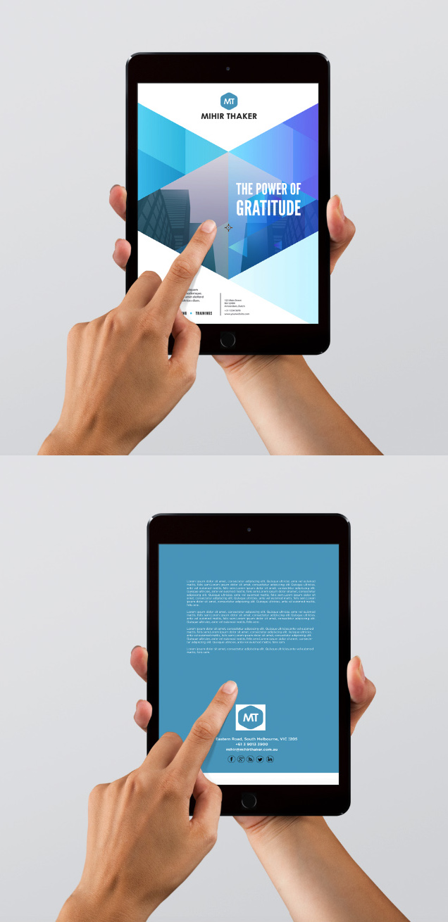 Word Template Design by Sarah Mathews for Mihir Thaker | Design #14634748