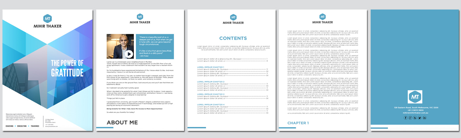 Word Template Design by Sarah Mathews for Mihir Thaker | Design #14634800