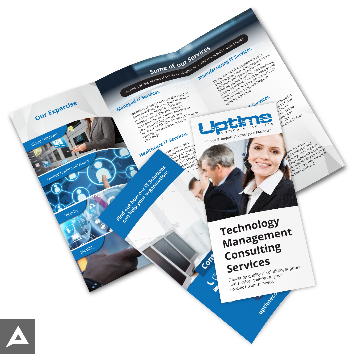 Flyer-Design von adiazudin für Uptime Computer Service, Inc. | Design #14634892